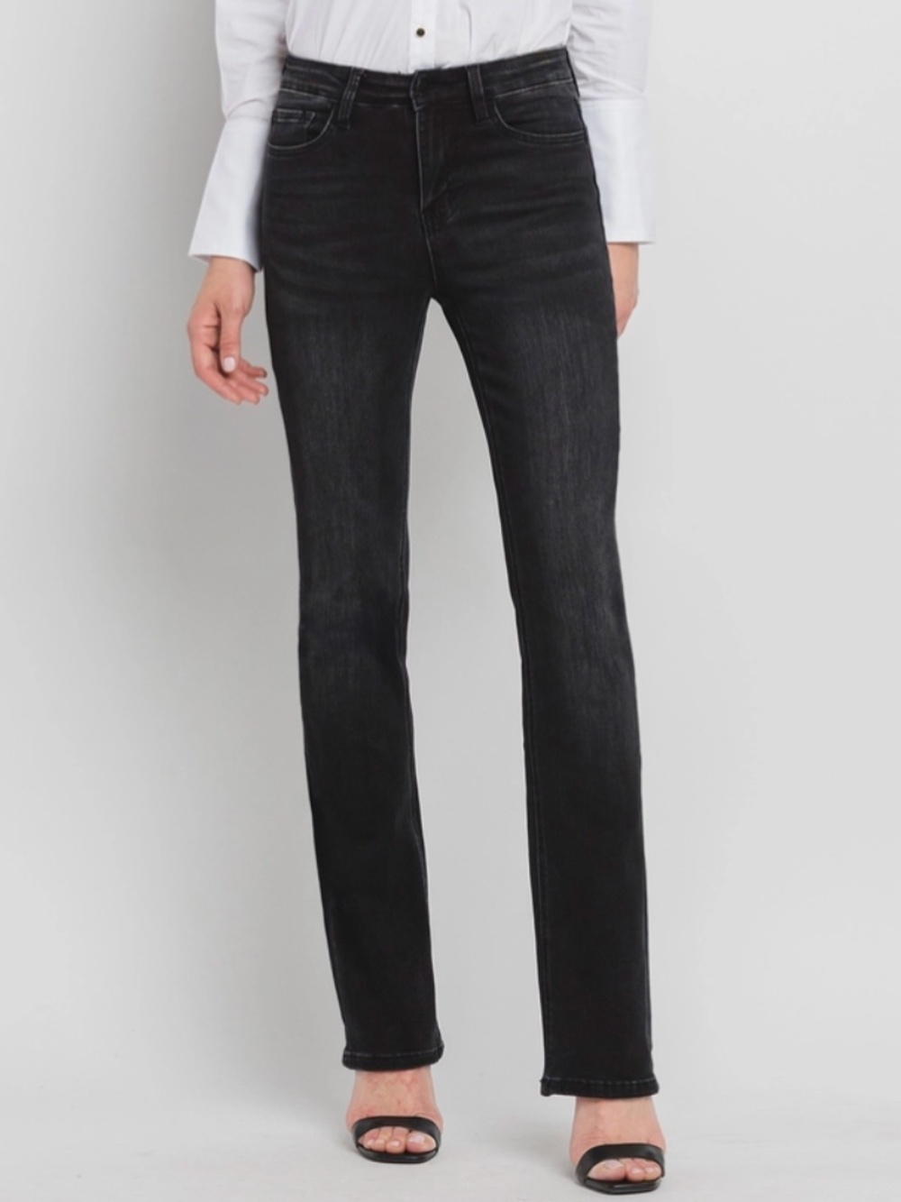 Flying Monkey Slim Bootcut Jeans Black